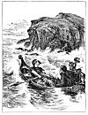 ''Said then the Boteman, 'Palmer, stere aright,<BR>
And keepe an even course; for yonder way<BR>
We needes must pas (God doe us well acquight).'''
